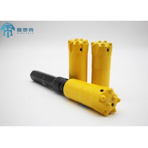 Buy cheap R32 Thread Button Bit 45mm with 9 Buttons for Tunneling Quarrying Made of Carbide and Steel from wholesalers