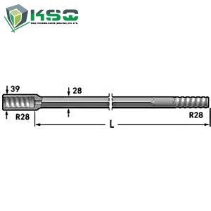 Hex 28-R28 Flushing Hole 8.8mm Speed Rod R28