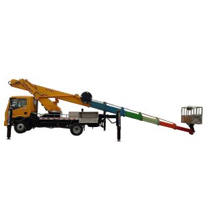 Buy cheap China Hot Selling Top Quality Customized Dongfeng 4*2 New Diesel 33 m Truck Mounted Aerial Work Platform With Remote Control from wholesalers