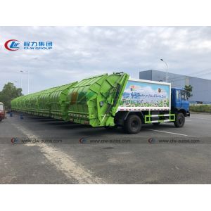 Buy cheap 14m3 Trash Can Rear Loader Compressed Garbage Truck from wholesalers