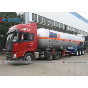 Buy cheap Q345R Q370R Q420R LPG Tanker Semi Truck Gas Tank Semi Trailer 61.9cbm 25T from wholesalers