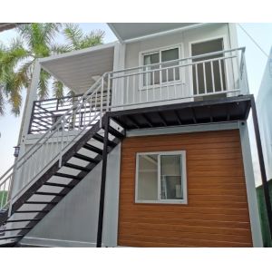 Buy cheap Contemporary Two Layers Flat Pack Container Prefab House For 20ft 40ft from wholesalers