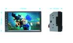 Touch Screen 2 Din Car Stereo Car Mp5 Mp4 Player 5m Remote Range
