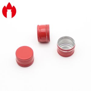 Buy cheap 20mm Red Screw Aluminum Ropp Caps With PE Gasket from wholesalers