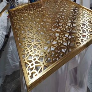 Buy cheap Laser cutting screen decoration bedroom wall partition metal screen from wholesalers