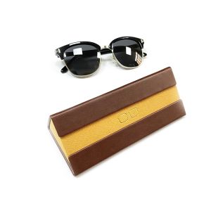 Buy cheap Custom Gold Stamping Folding Sunglasses case portable glasses bag from wholesalers