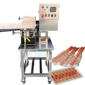 Buy cheap High Precision Aquatic Shrimp Processing Machine Sushi Shrimp Cutting Machine from wholesalers