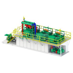 Buy cheap API Standard 200 GPM Drilling Mud Treatment And Disposal System with 4 Hydrocyclones from wholesalers