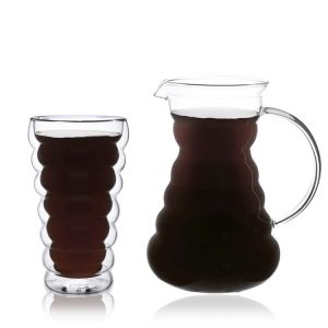 Buy cheap Double Wall Borosilicate Coffee Glass Mug Transparent Clear Eco Friendly from wholesalers