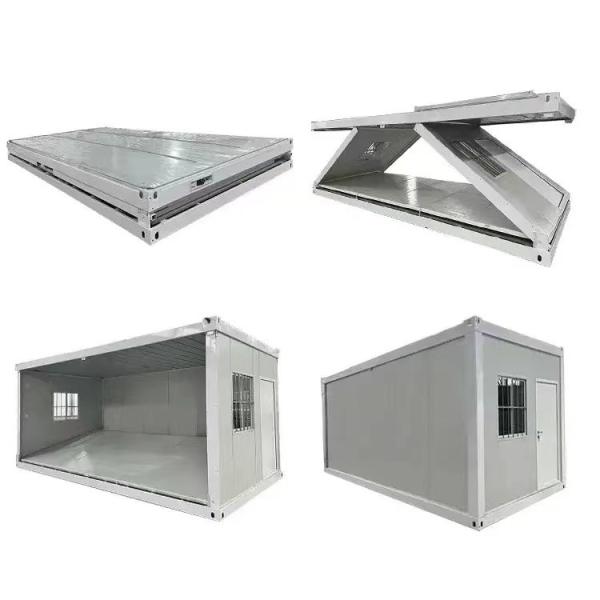 Buy cheap Mobile Modular Folding House with Wind Proof Advantage and Fiber Cement Board Floor from wholesalers