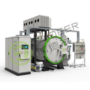 Buy cheap PLC Control System and Graphite Heating Element in High Temperature Vacuum Furnace for Your Customization Requirements from wholesalers