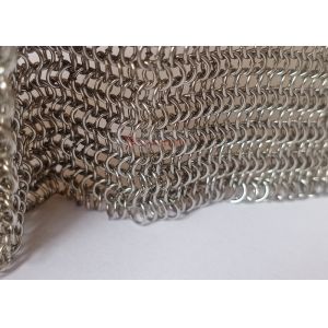 Buy cheap 0.53x3.81mm Chainmail Ring Mesh As Metal Mesh Curtains from wholesalers