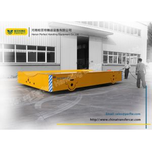 Q235B Electric Trackless Transfer Trolley With Polyurethane Solid Wheels