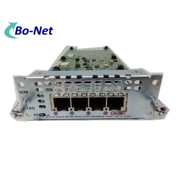 Quality CISCO NIM-4FXO 4300 series router New in Box 4 Port Networking Voice Interface Hub Card Module for sale