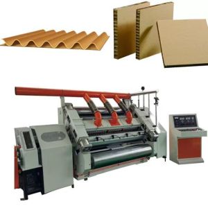Buy cheap Corrugated Box Cutting Machine Function Single Facer 2 Layer Paperboard Production Line from wholesalers