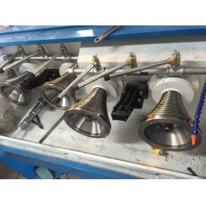 15KW Aluminium Wire Drawing Machine Magnetic Brake Customize Power Source