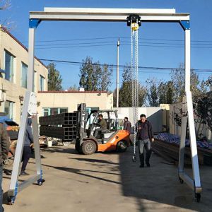 Buy cheap Alluminium Light Duty Gantry Crane 0.5T 1T Moisture Corrosion Protection from wholesalers