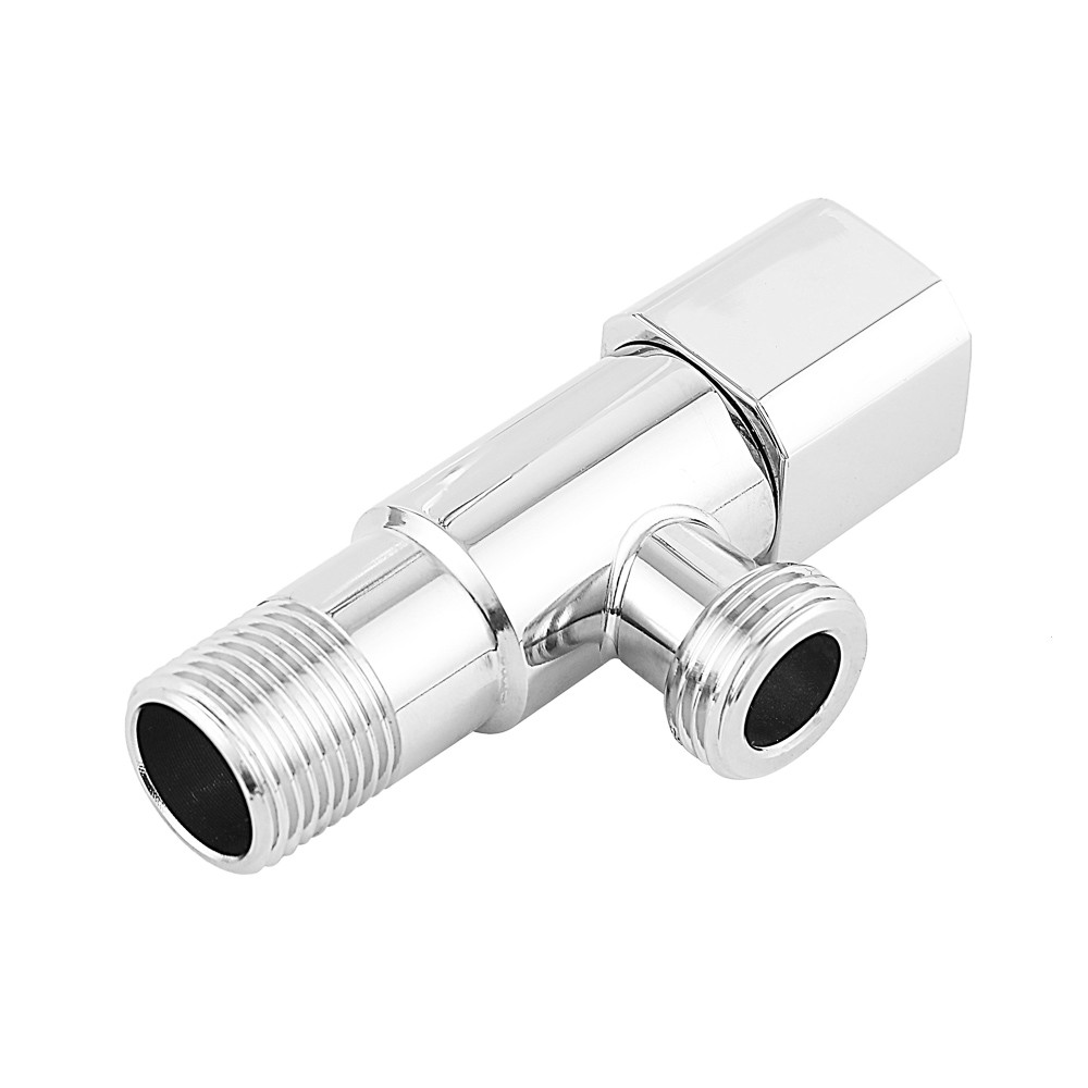 Buy cheap Hot Cold Water SS201 Plating Angle Valve For Wash Basin 1/2