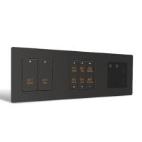 Buy cheap UK Square Box Modbus Wall Switch , Rs485 Switch Plastic Push Button product