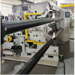 Buy cheap Colorful Touch Screen White Slitting Rewinder Machine Substrate PET+Cu OPP+Cu PET+Al from wholesalers