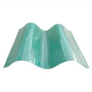 Waterproof Modern Plain Roof Tiles Smooth Surface FRP Roofing Sheet with Custom