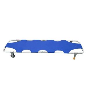 Buy cheap First Aid OEM Foldable Stretcher With Wheels And Restraint Straps from wholesalers