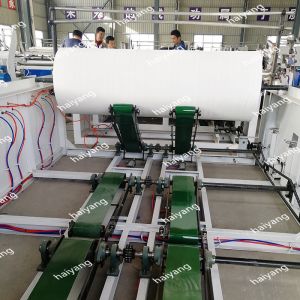 Computerized 3000mm Width Thermal Toilet tissue Paper Roll Slitting Rewinding