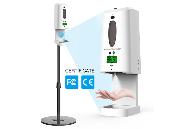Refillable Intelligent Sensor Soap Dispenser Infrared Thermometer