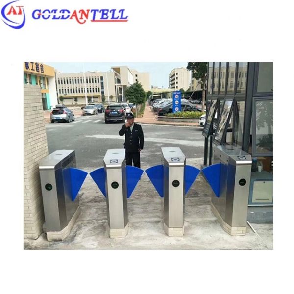 Quality Security Turnstile Gate with 0.2s Barrier Open/Close Time RS-232 and RS485 Communication Interface and 2-Way Operation Direction for sale