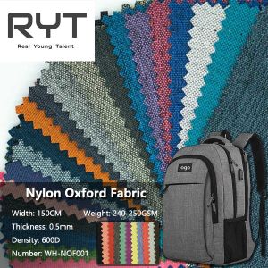 Buy cheap PU Woven Cationic Dyed Polyester Waterproof Durable Fabric 100% Nylon For Backpack from wholesalers