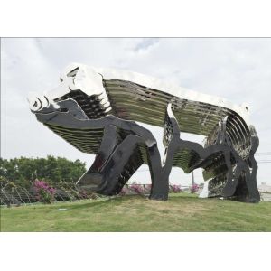 Buy cheap Modern Large Garden Animal Statues Create Very Unbelievable Eyesight from wholesalers