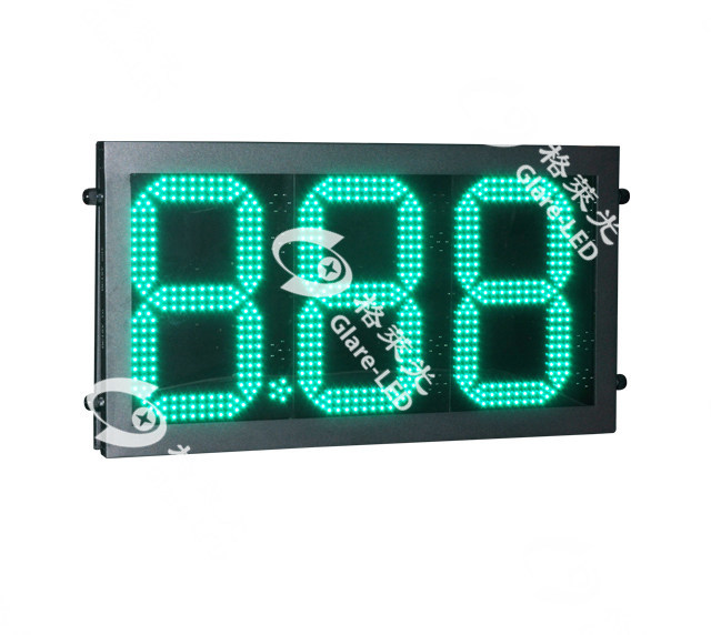 Buy cheap 8inch LED Gas Price Sign with 120(H)/40(V) Viewing Angle and 2 Years Warranty for Outdoor Digital Fuel Price Display from wholesalers