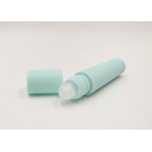 Buy cheap Light Blue Lip Gloss Empty Tubes , Cute Empty Lip Gloss Containers With Plastic Roll Ball from wholesalers
