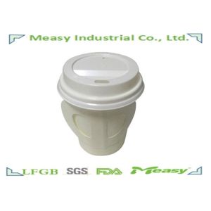 7oz 12oz White Printed Paper Cups with lids For Hot Water / Beverage / Milktea