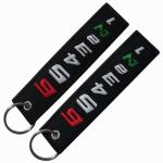 Buy cheap Cool Personalized Embroidered Keychains PMS Color Flat Appearance from wholesalers