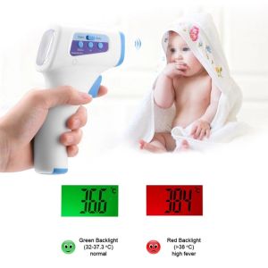 Safety Non Contact Infrared Digital Thermometer For Supermarket / Subway
