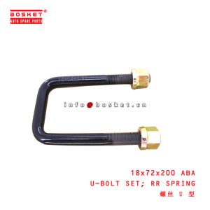 Buy cheap 18x72x200 Rear Spring U-Bolt Set suitable for ISUZU UDPD from wholesalers
