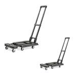 Buy cheap Combinable Folding Platform Trolley 100kg , Small Portable Trolley Cart Six Wheels Wholesales from wholesalers