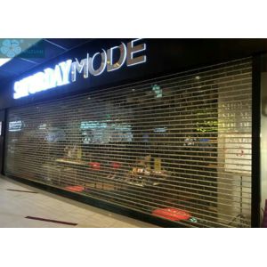 Buy cheap Good Vision 3mm 9mm Bar Clear Roller Shutters from wholesalers