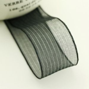 Buy cheap wired organza mesh webbing gift 10 Yards Per Roll Christmas Decorative Metallic Foil Poly Mesh Ribbon from wholesalers