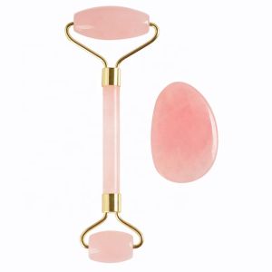 Buy cheap 100% Natural Rose Jade Roller And Gua Sha from wholesalers