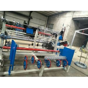 3m width single wire Full Automatic Diamond Mesh Chain Link Fence Machine for