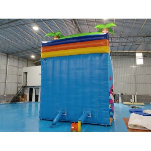 Buy cheap PVC Commercial Inflatable Slides Tropical Palm Shake Baby Theme Inflatable Slide With Pool For Kids And Adults from wholesalers