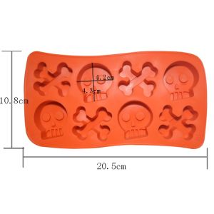 Orange Fondant Silicone Cake Mold Customized Sizes Sustainable For Decorating