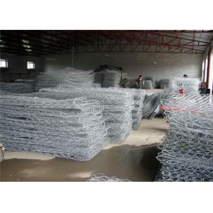 Galfan Zn Al Coated Hexagonal Wire Mesh Gabion 100x100x100mm Galvanized