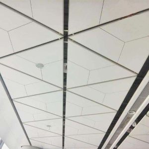 Buy cheap 1000x1000x1000mm Triangular Clip In Ceiling For Metro Station from wholesalers