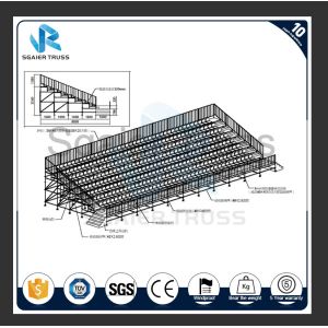 Strong Modular Stadium Steel Grandstand Layer Structure For Sports Events