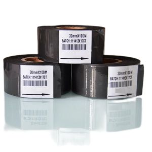 Buy cheap Hot stamping foil type date coding ribbon paper abs printing black white hot stamping foil from wholesalers