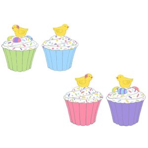 Buy cheap Fashionable Ceramic Kitchen Canisters Hand Painted Easter Cupcake Trinket Box from wholesalers