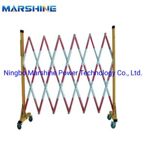 Road Isolation Retractable Fence With 0.3-3.2m Width Adjustable Flexible Barrier